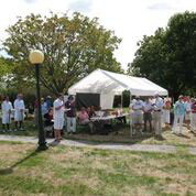 Event on the grounds of the Davenport House